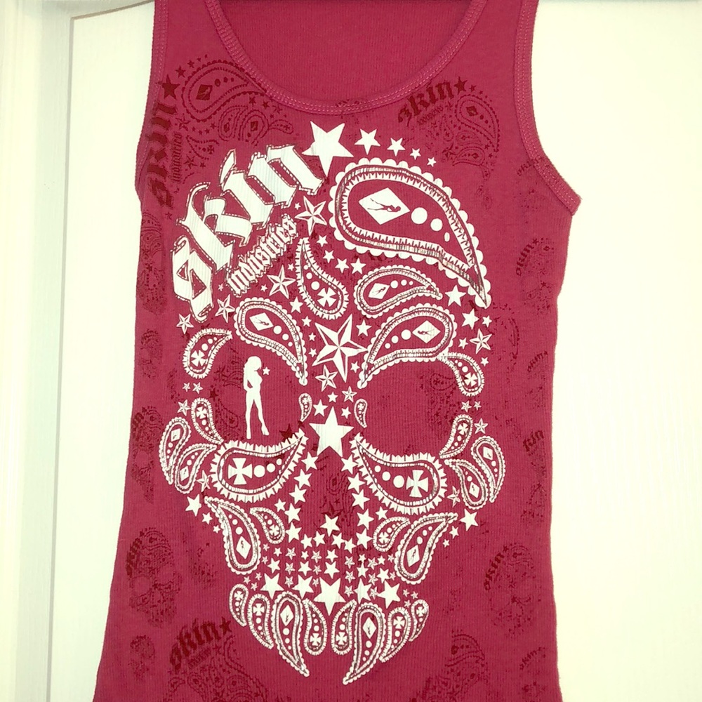 Pink Skin Tank top
